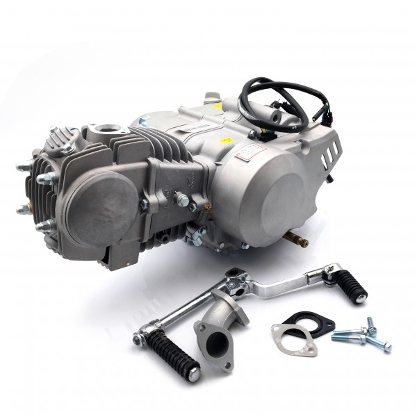 Motor YX 125 ccm 4 Takt  4 Gang Schaltgetriebe Aluzylinder für Dirtbike Kayo TSD 110 und TSD 125